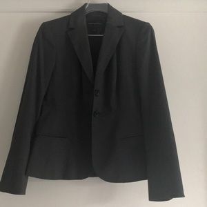 Black / Grey waist length Blazer